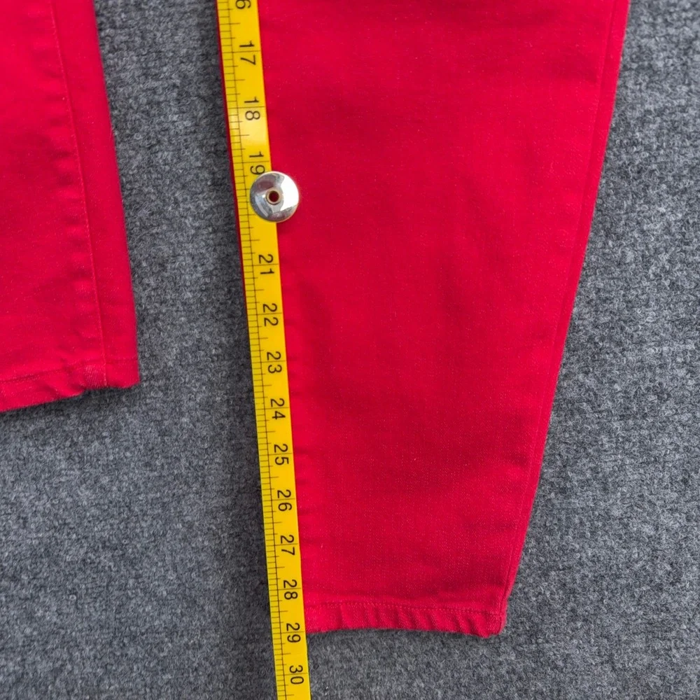Lane Bryant Jegging Women 18 Cotton Blend Red